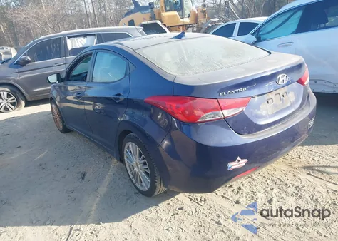 2011 Hyundai Elantra Limited z USA, uszkodzony, nr VIN 5NPDH4AE7BH010770